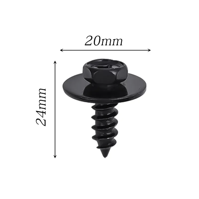 Car screws car self tapping screws auto engine cover bumper fastener splash shield liner hexagonal head self-tapping screw Toyota Lexus