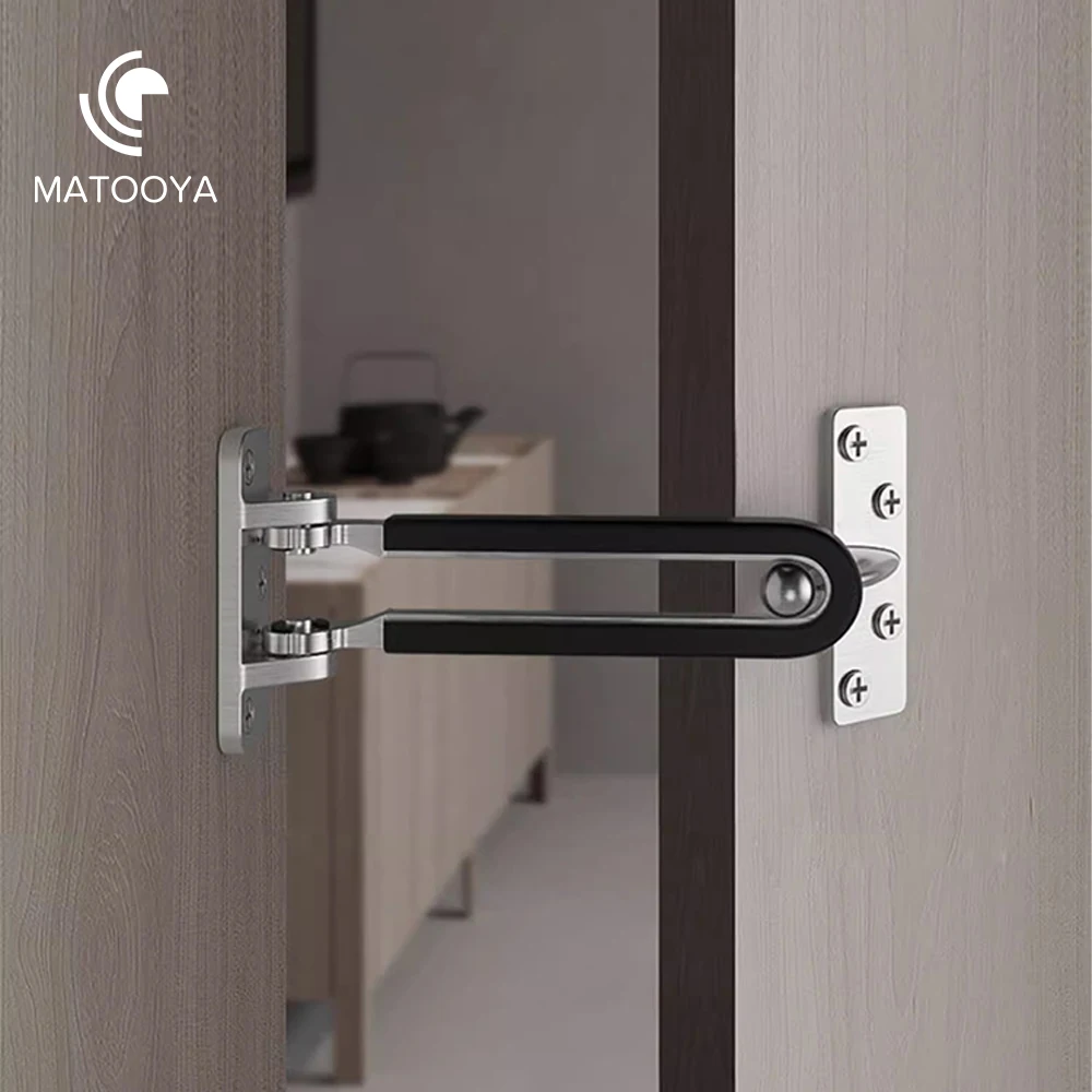 Insurance Door Bolt Home Anti-theft Room Door Bar Door Buckle Lock Chain Stainless Safety Bedroom Kids Hotel Anti-lock Buckle