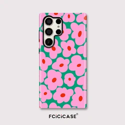 Floral Shockproof Acrylic Matte Phone Case - Flower Pattern, Anti - Drop Protection - Galaxy S26 Edge (TYFL945)