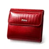 HH Mini Wallet womens wallets and Purses Alligator Short Wallet Genuine Leather Female Purse ID Card Holder Money Coin bags 1