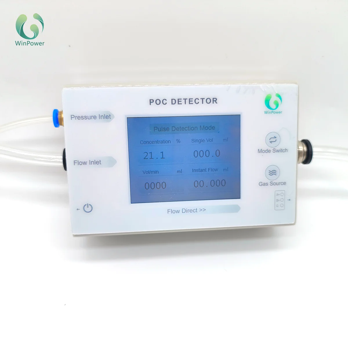 

RP-A01 Pulsed ultrasonic oxygen analyzer for portable oxygen concentrators O2 Test system Detect oxygen purity,flow,and pressure