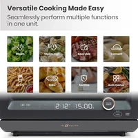Steam Convection Oven 7-in-1 Countertop Air Fry Bake Sous Vide Ferment Built-in Recipes Food-grade Anti-Scalding Easy Operation 2