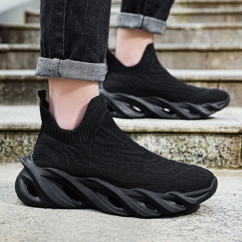 Snickers-Zapatillas deportivas transpirables para hombre, zapatos