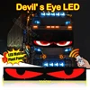 Devil's Eye LED Truck Sign Remote Control scrolling Animation LED Matrix Pixel PanelLED Display Light for Car Truck windshield 1