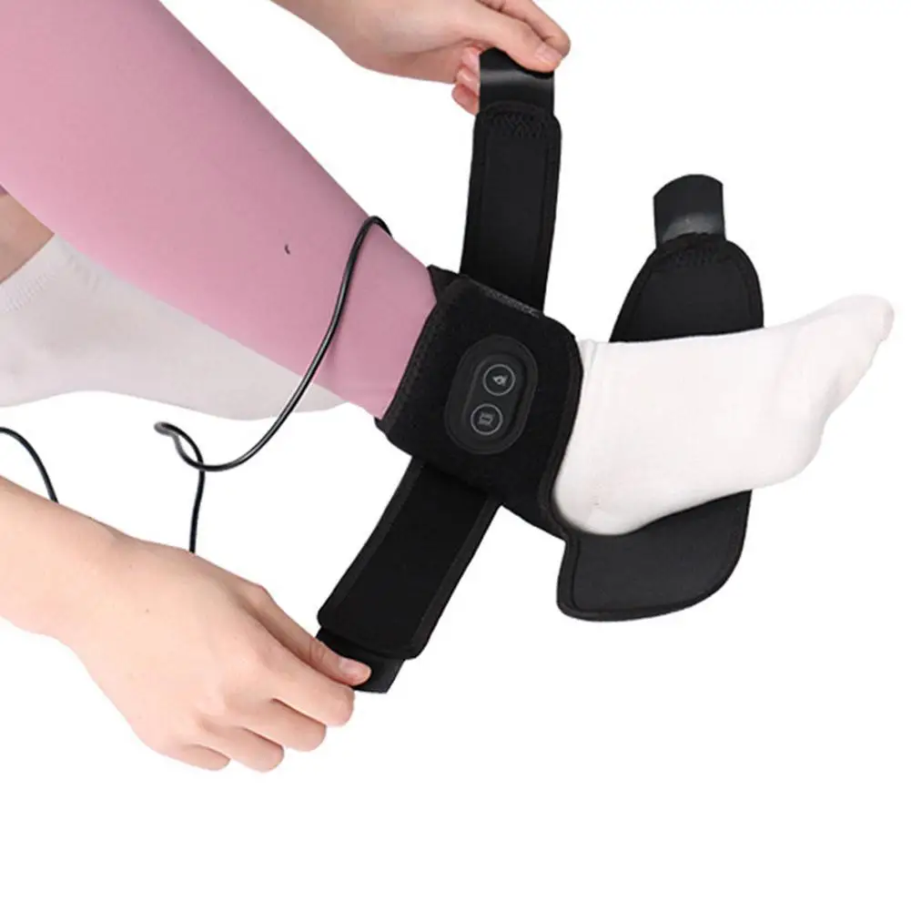 Personal Health Care Ankle Massager With Heated Foot Heating Pad For Achilles Tendonitis Relief Smart Ankle Foot Massager Heated Wraps