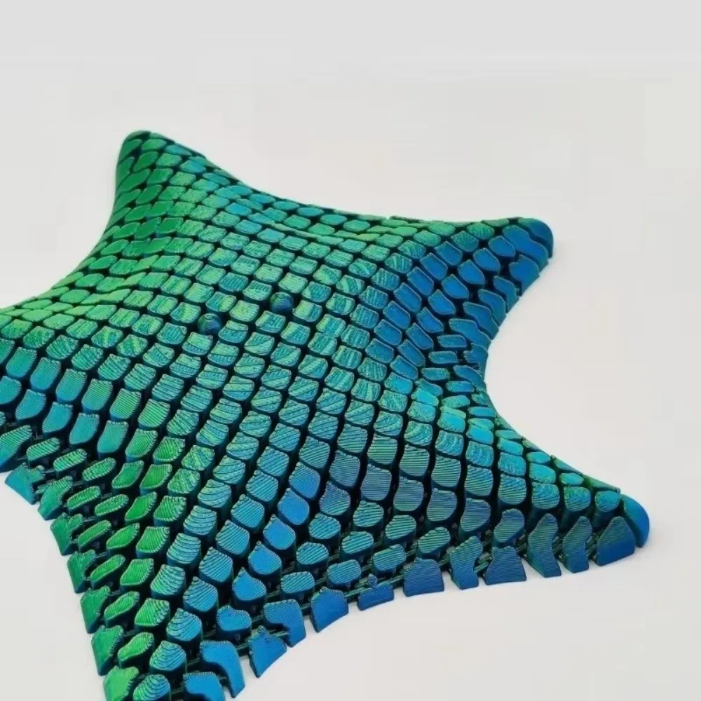 Articulated Design 3D Printed Starfish Flexible Material Starfish Shape Fidget Visual Toys Flexible Desk Decor