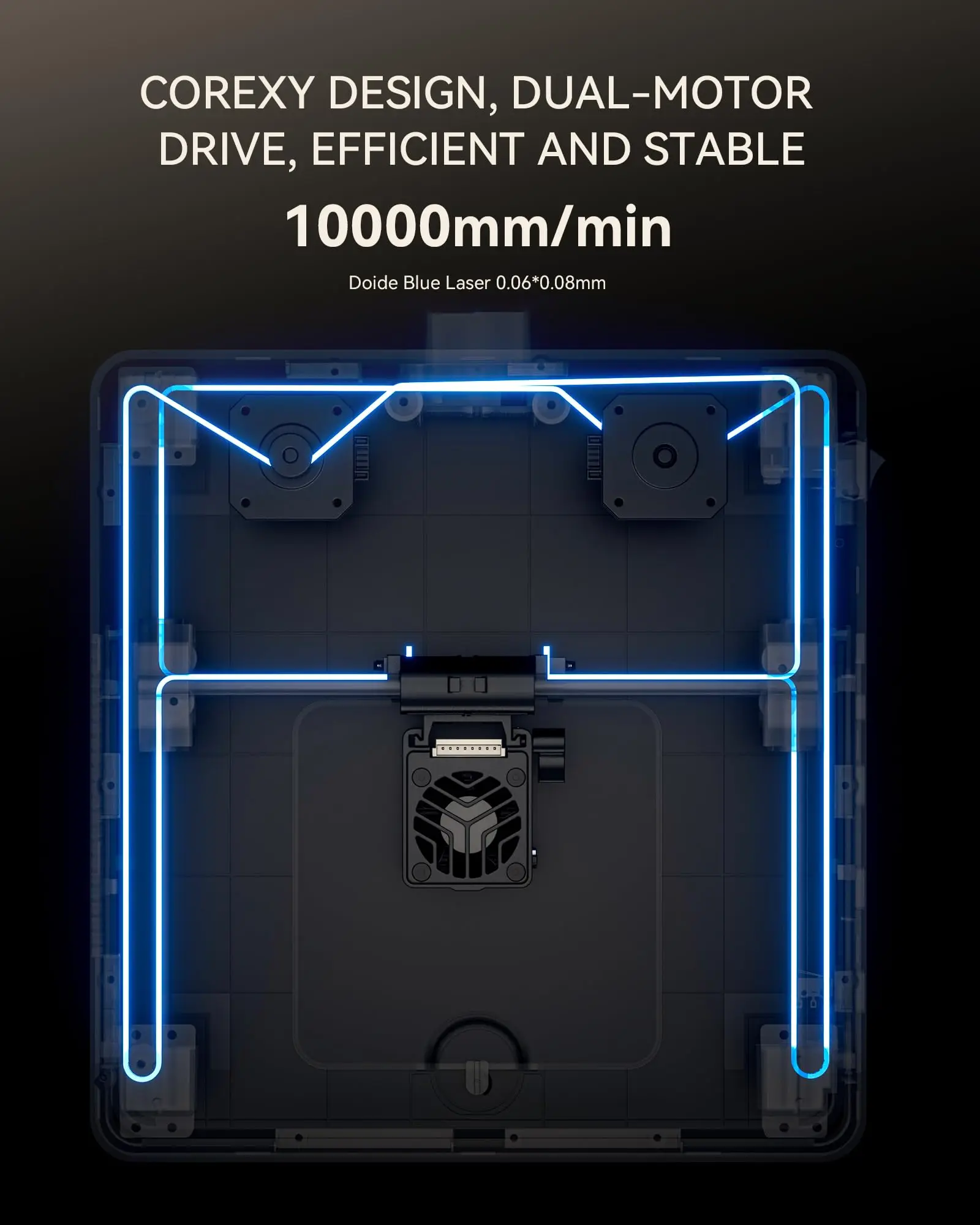 ATOMSTACK P1 5W+1.2Wデュアルレーザー彫刻機 小型 AtomStack P1 最初のエントリーレベルのミニデュアルレーザー