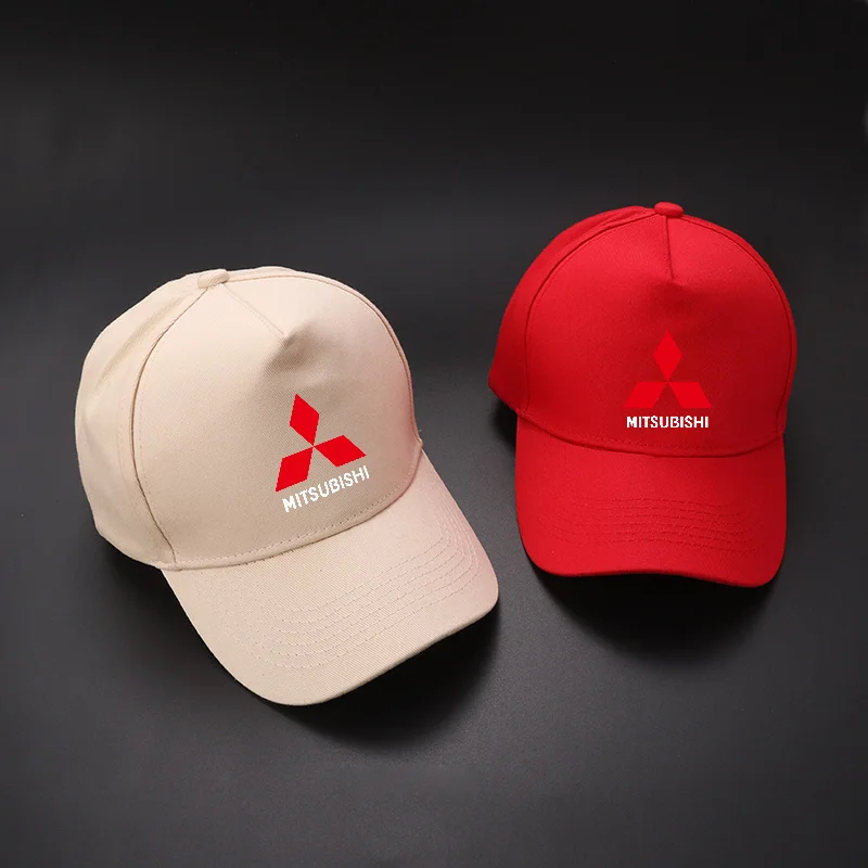 

Car Hats Casual Baseball Caps Sunscreen Cotton Ventilate Hat for Mitsubishi Lancer 3 9 EX Outlander 3 ASX L200 Montero Endeavor