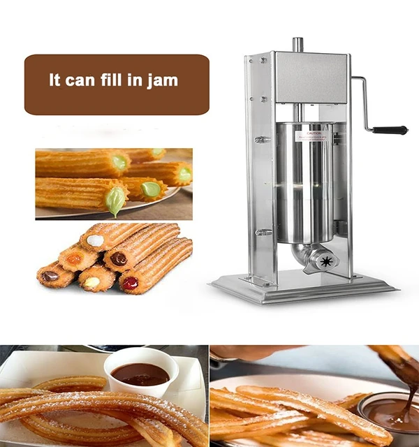  manual España churros máquina manual operado churros máquina  (5L) : Industrial y Científico