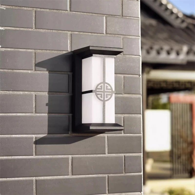 12W/18W LED Outdoor Wall Lamp Plastic/Aluminum Front Door Waterproof IP65 Sconce Garden Patio Terrace Home Wall Lighting Fixture