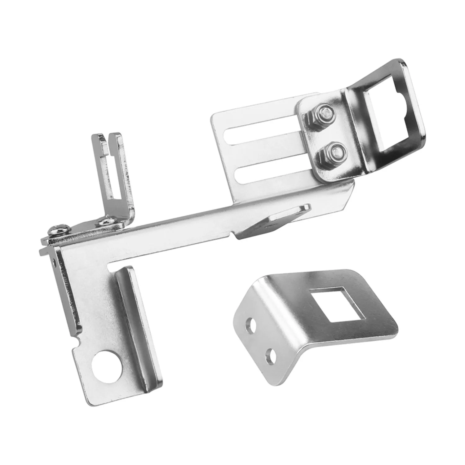 Chrome Throttle Cable Kickdown Bracket For Chevy SBC BBC Holley Kick Down Wear Parts Fuses Automobiles Parts Accessories