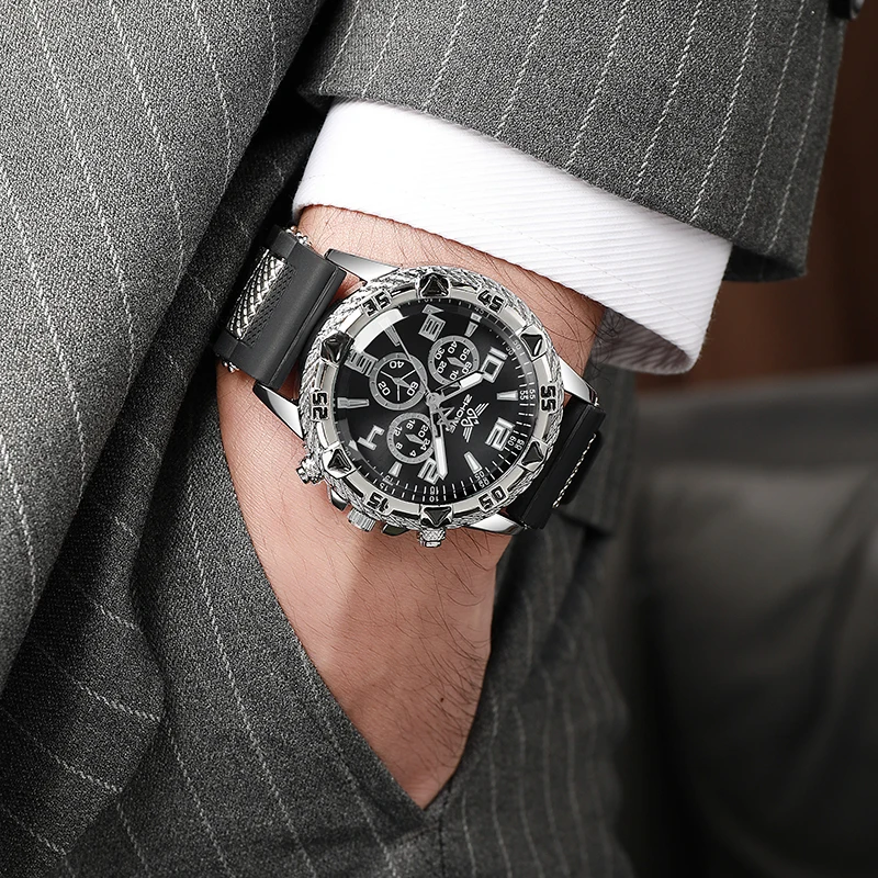 ساعة يد كوارتز ، علامة تجارية فاخرة ، ساعة رياضية...