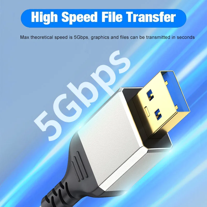 High-Speed USB 3.0 Extension Cable - Various Lengths