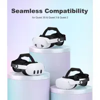 Beboncool Comfort Head Strap for Meta 2/3/3S–Precision-Adjustable Upgrade Headset Strap for VR with Flip Visor & Washable Design - Image 6