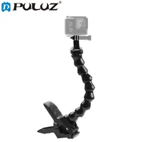 PULUZ Jaws Flex Clamp Mount for GoPro NEW HERO12 11 10 9 8 7 for DJI Osmo Action Xiaoyi and Other Action Cameras 1