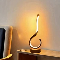 1PC Compact Modern Ironwork USB Three-color Dimming Desktop Decorative Lamp 2