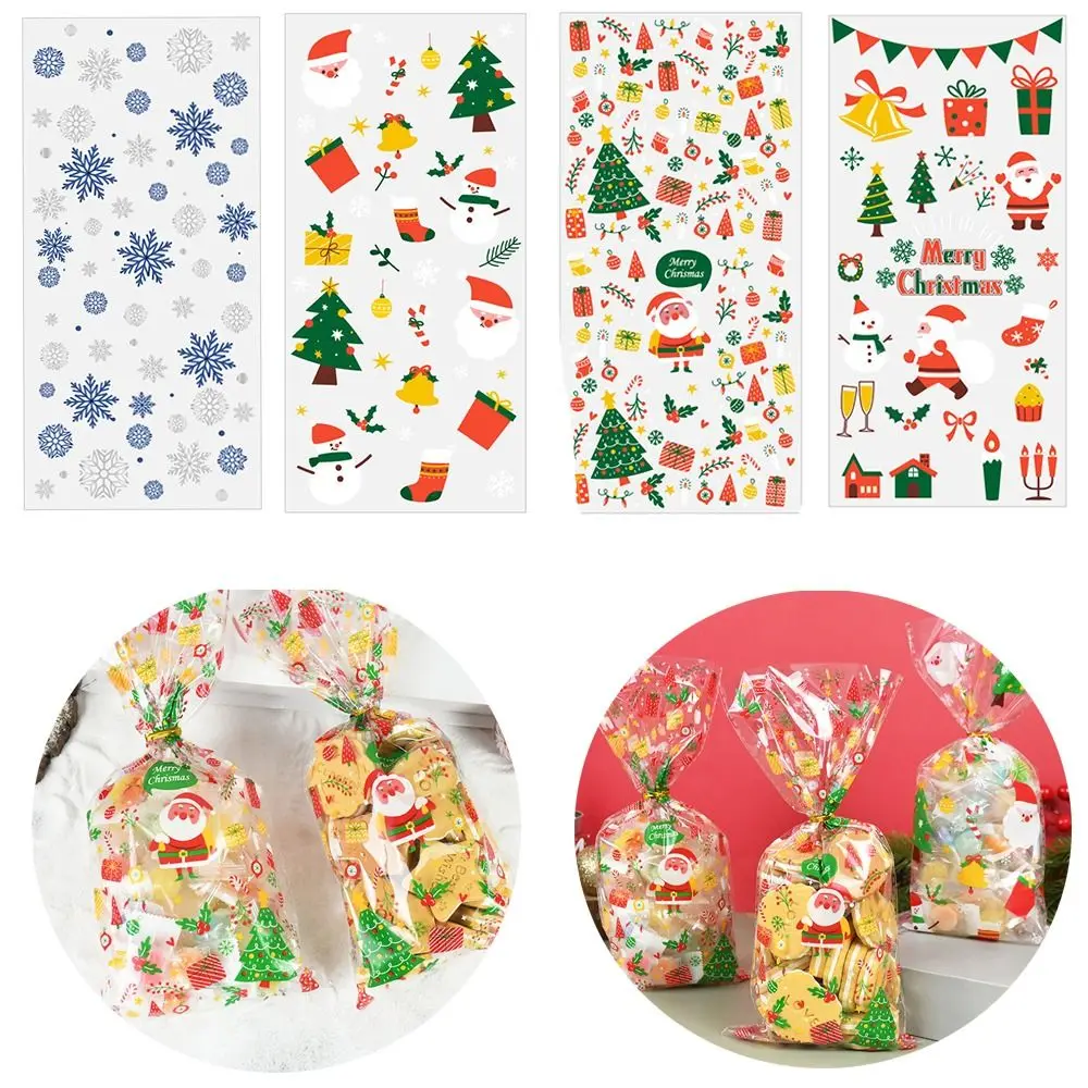 

Favors Snowman Cellophane Xmas Supplies Christmas Candy Bags Candy Treat Bag Baking Packaging Cookies Storage Bag