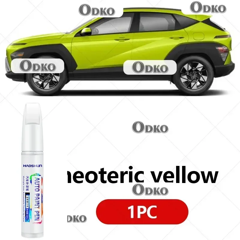 Für Hyundai Kona 2017-2025 OS SX2 Lack Reparatur Stift Touch Up Scratch Remover DIY Auto Zubehör Schwarz Weiß blau Grau Rot Grau – Detail 7