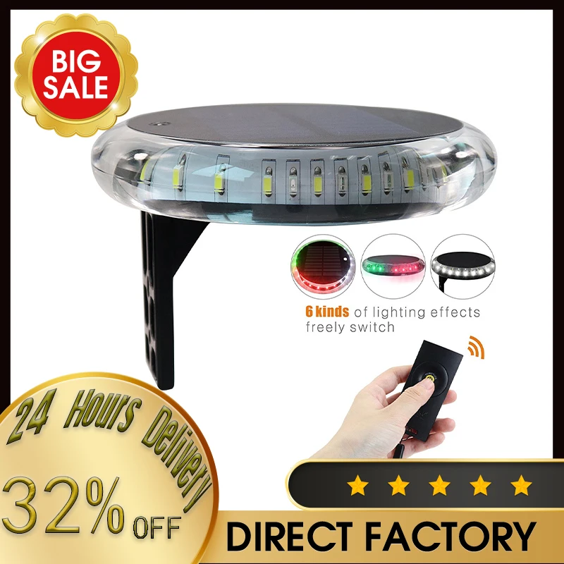 Solar Energy Outdoor Positioning Signal Light Navigation Anchor Lights Deck O3I4 Solar Energy Outdoor Positioning Signal Light Navigation Anchor Lights Deck O3I4