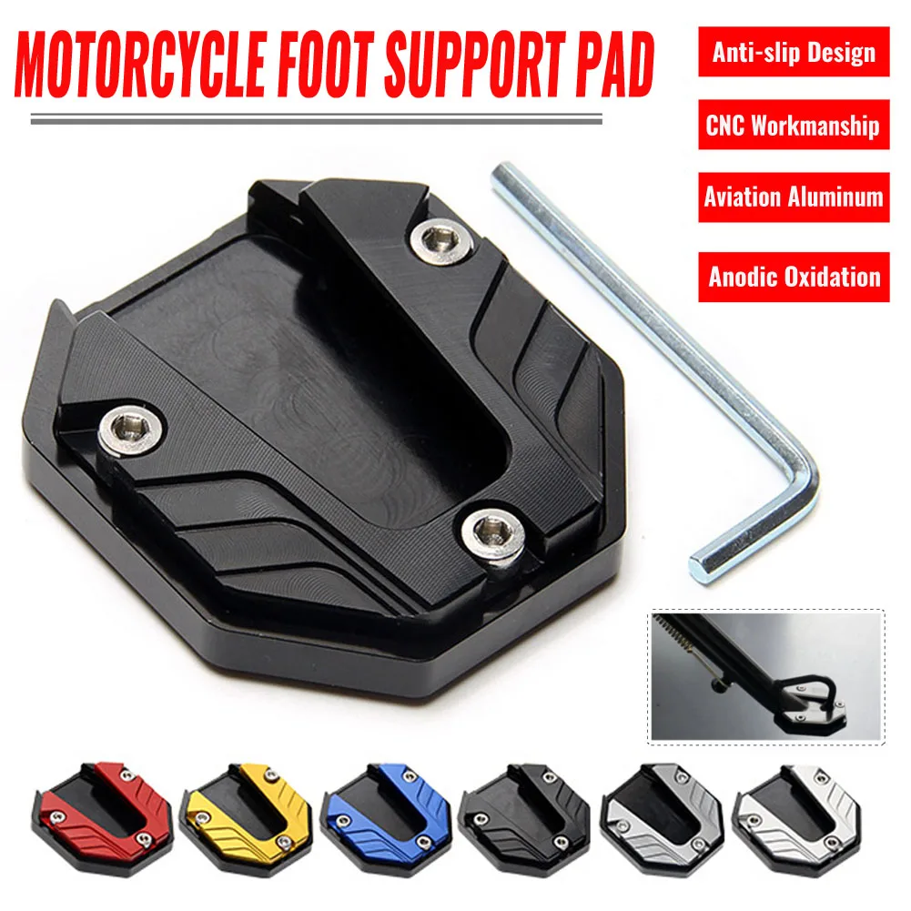 

Universal Motorcycle Bikes Kickstand Extender Foot Side Stand Extension Foot Pad Support Plate Motorcycle Accessories