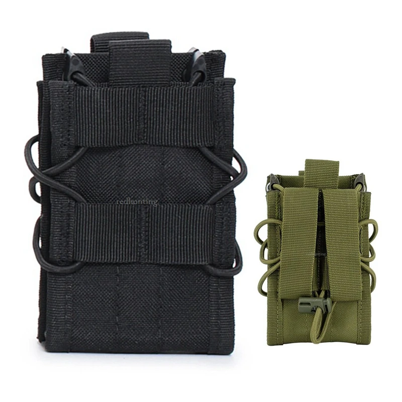 Magazine Pouch 5.56 Double Magazine Pouch Tactical Molle Magazine Case Rifle Pistol Bag Mag Holster Pouch for Hunting Vest Accessories M4 AR15