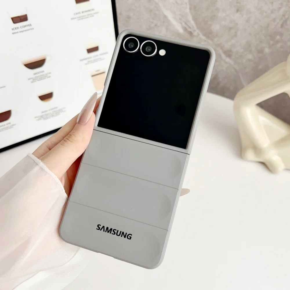 Ultra-Durable Hard Shell Folding Phone Case with Anti-Fall Protection for Samsung Galaxy Z Flip Series