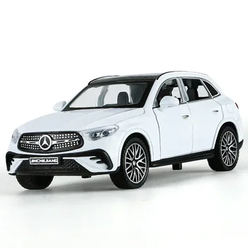 1:32 Mercedes-Benz GLC-400E High Simulation Diecast Metal Alloy Model car Sound Light Pull Back Collection Kids Toy Gifts A661