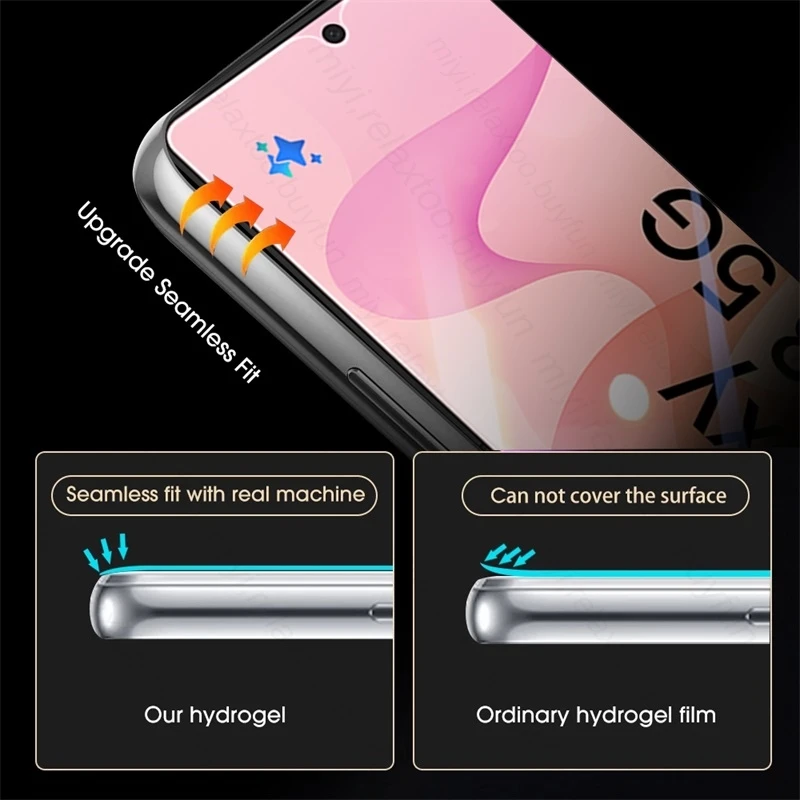 5-Pack Ultra-Curved Soft Hydrogel Screen Protector