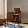 Everett Mid-Century Modern Media Console, Mahogany 5