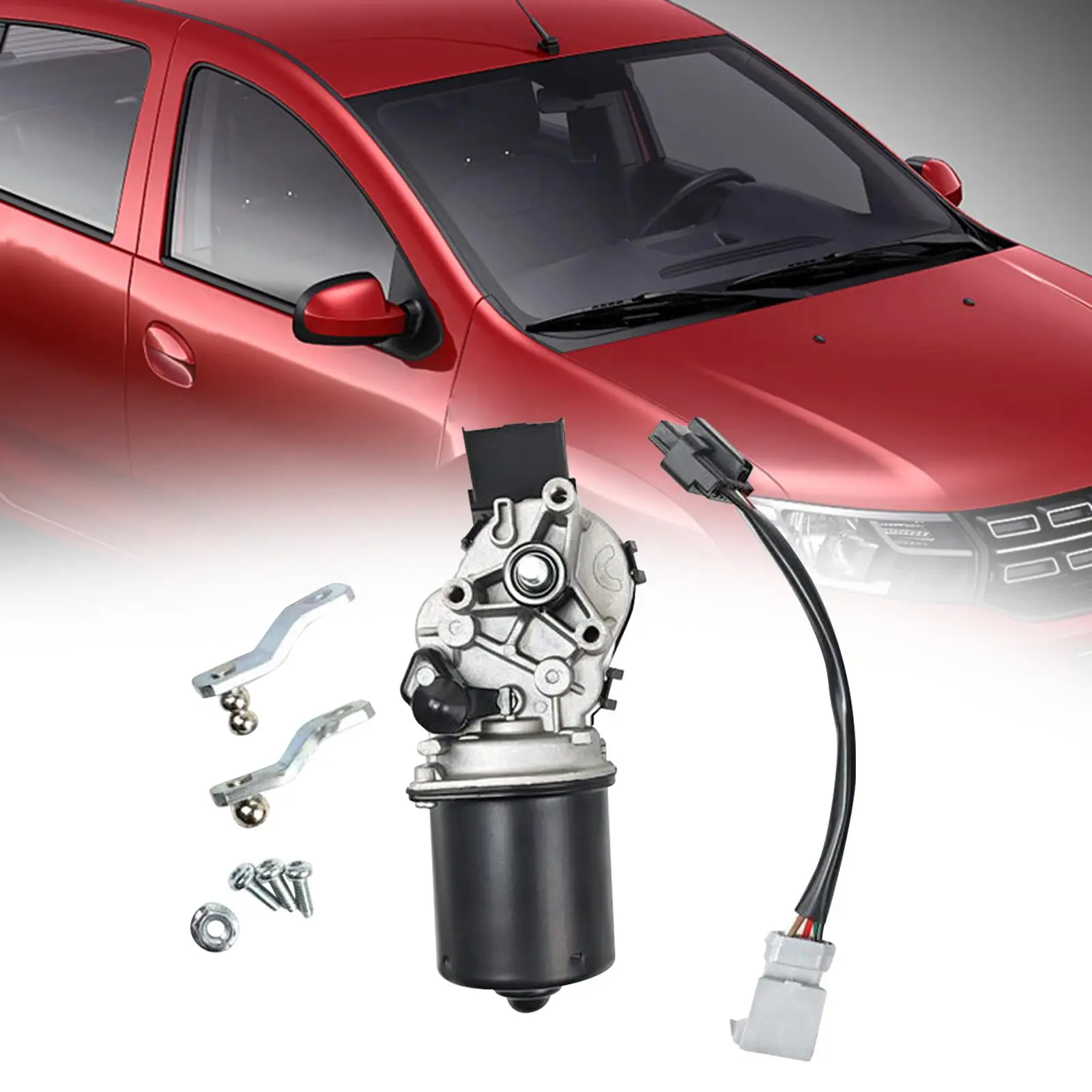 Motore Tergicristallo Anteriore Muslimsostituisci Facile Installazione Durevole Per Dacia Sandero Logan 2012-2023 Accessori Auto