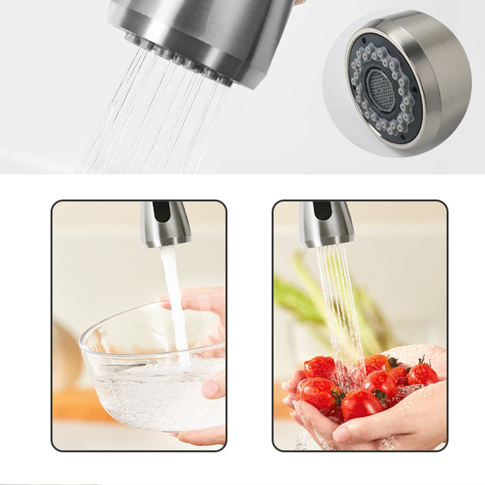 La Couleur Noire Tête De Pulvérisation Extractible Pour Robinet De