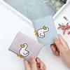 Creative Cartoon Duck Design Women's Wallet PU Leather Bank Card Holder Short Fold Wallets Cash Clip Women's Purses 4