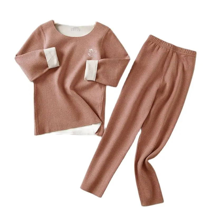 Winter Baby Thermal Underwear Children Clothing Sets Seamless Underwear For Boys Girls Clothing Autumn Kids Clothes TZ702