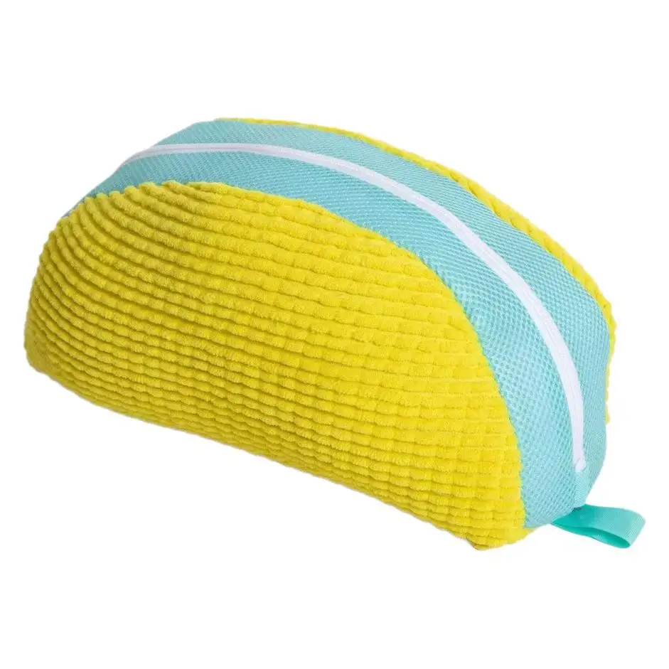 NEW 1/2PCS Washing Shoes Bag Dumpling Style Cotton Laundry Fluffy Fibers Easily Remove Dirt Washing Bags Shoes Clothes Organizer 3