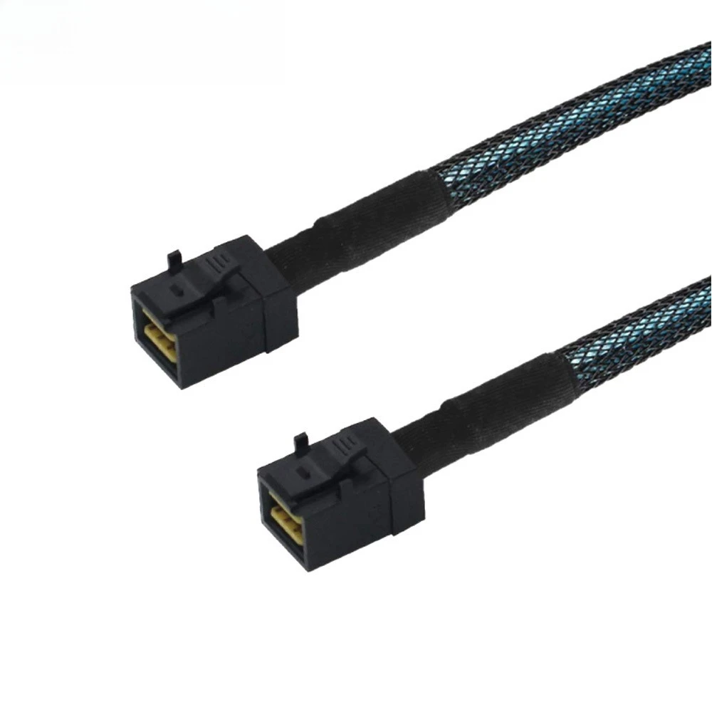 ADT-Link MINI SAS HD SFF 8643 TO 8643 연장 케이블 서버용 내부 고속 케이블 길이 선택 가능 0.5M 1M