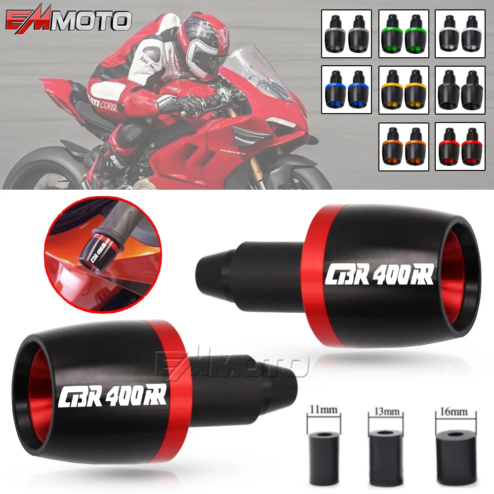 

For HONDA CBR400RR CBR 400RR 7/8"22mm Motorcycle Accessories CNC Aluminum Handlebar Ends Plug Slider Handlebar End Grips Cap