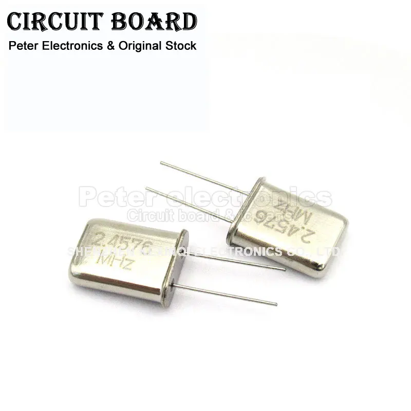5PCS Crystal Oscillator 2M DIP 2Pin 2MHZ HC-49U Quartz Crystal Passive Oscillator crystal oscillator quartz resonator