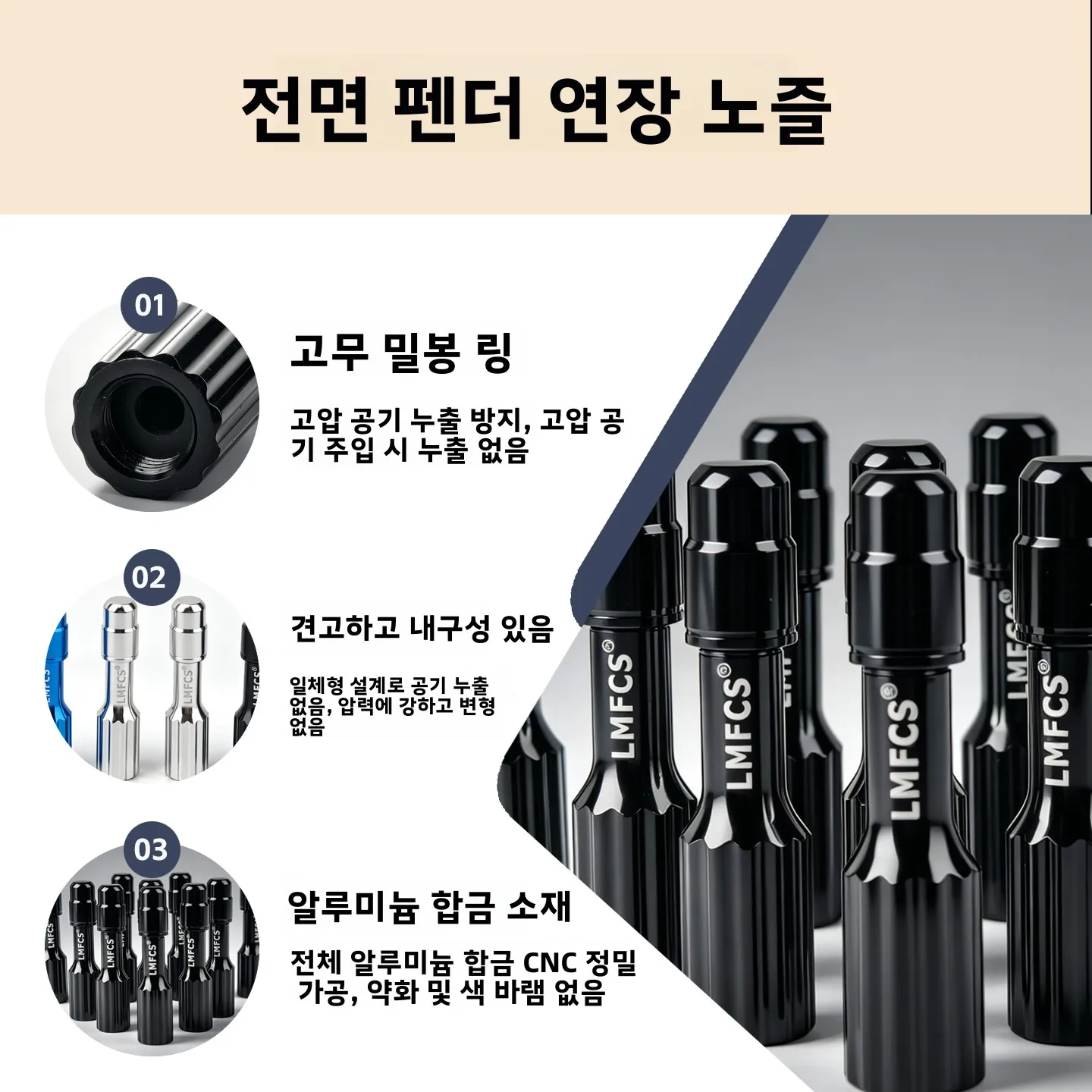 알루미늄 합금 산악 자전거 충격 흡수 장치 에어 포크 아메리칸 스타일 밸브 연장 마우스 부품 유지 보수 액세서리