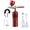 Rechargeable Airbrush Compressor Kit Air Brush Sprayer Gun Water Oxygen Deep Hydrating Machine for Nail Art Tattoo Cake Makeup 1