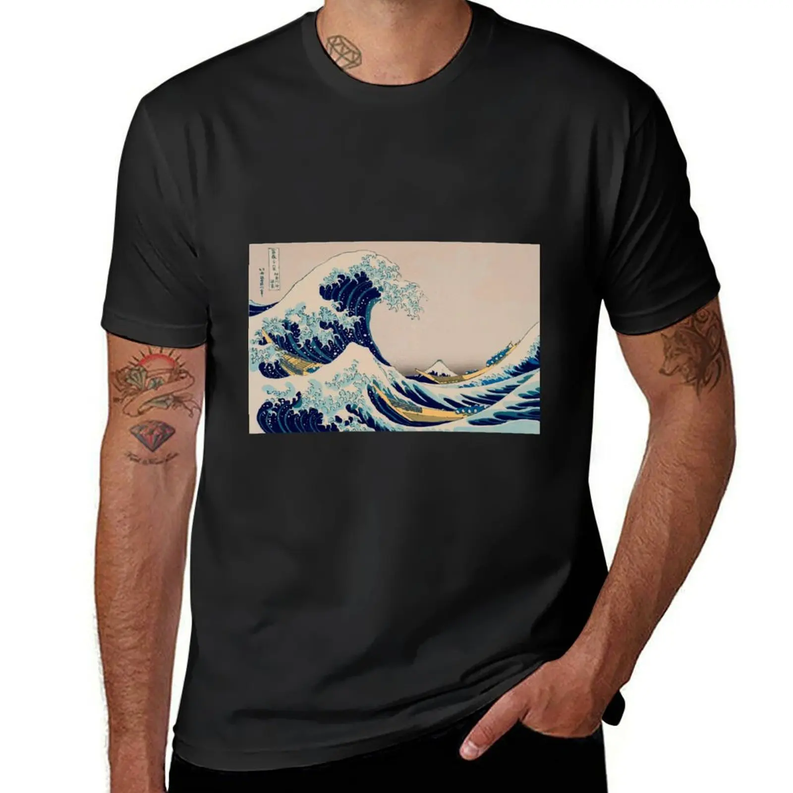 Hokusai the Great Wave off Kanagawa T-Shirt cute clothes cute tops summer tops mens t shirts