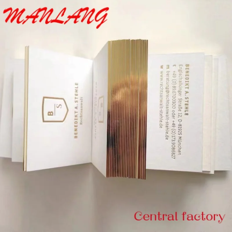 Custom  High Grade 800g White Cardboard Paper Emboss Logo Business Card