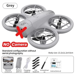 High - Definition Aerial Photography Toy Drone with Remote Control (No camera gray)