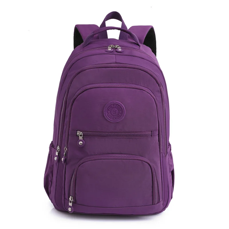 Waterproof Nylon Backpacks for Women Female Travel Bagpack Large Capacity Laptop Rucksack Girls School Bags 4