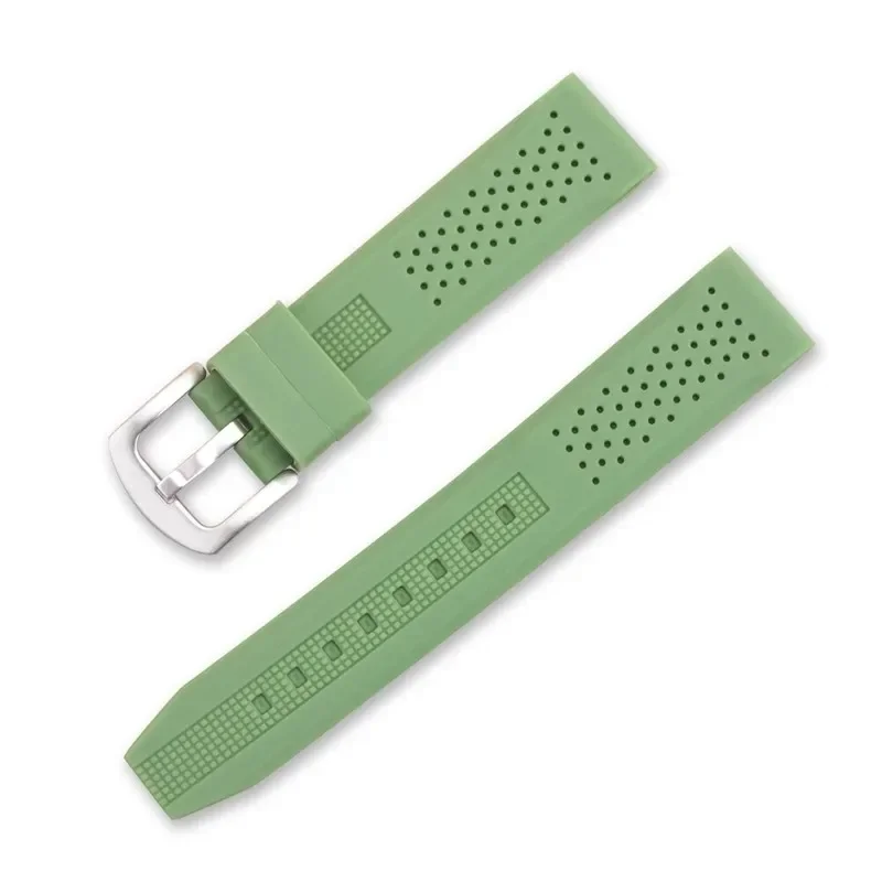 Premium Soft Breathable Silicone Waterproof Sport Watch Strap Accessories