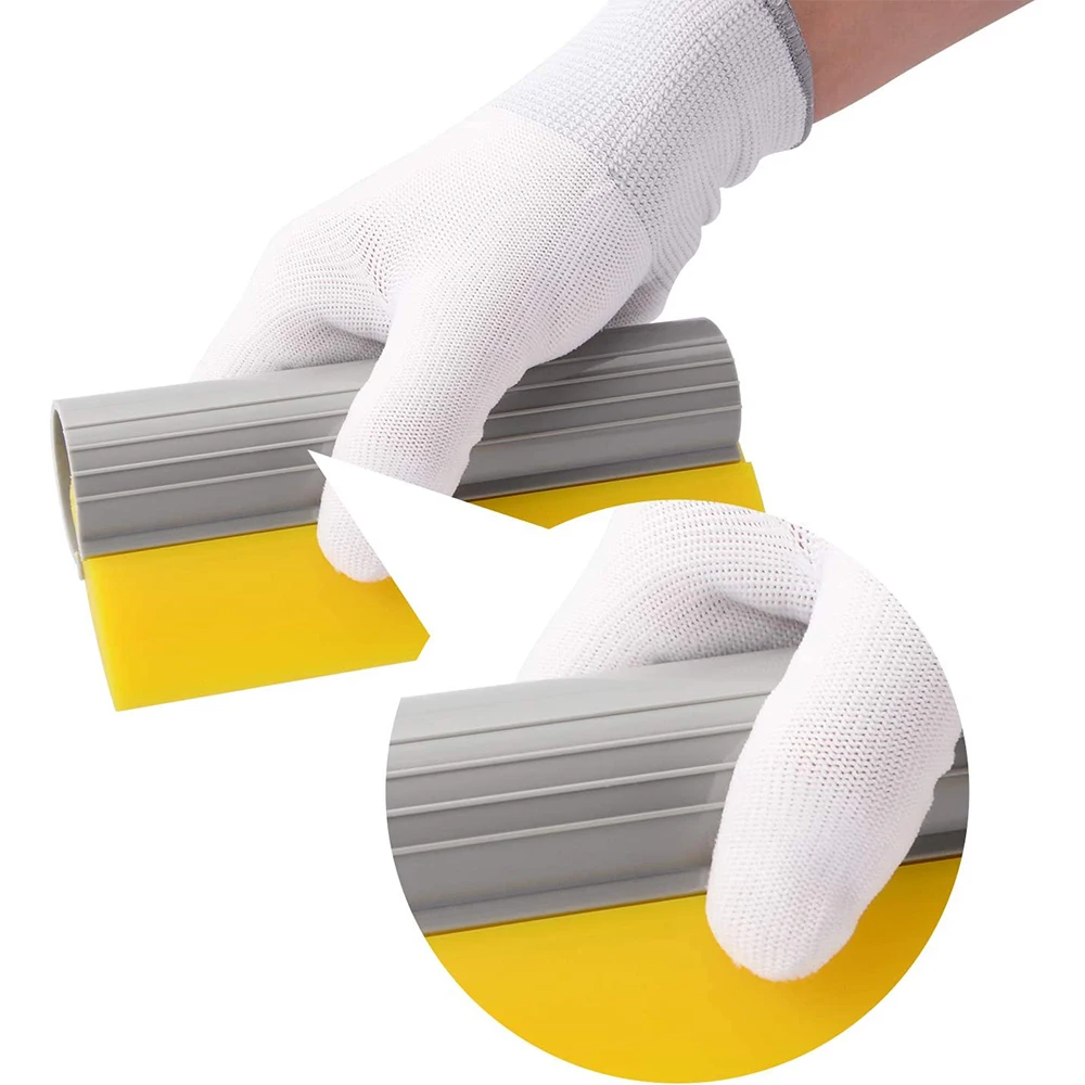 FOSHIO 9.5CM Windshield Snow Shovel Window Glass Water Wiper Blade Silicone Turbo Squeegee Household Cleaning Tool Ice Scraper
