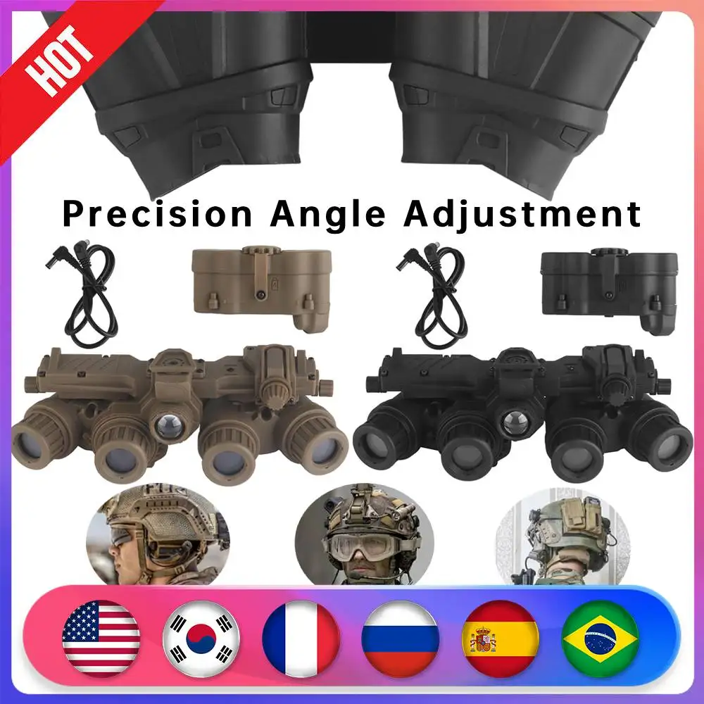 GPNVG 18 Night Vision Goggle No Function Helmet Binocular Model Dummy Binoculars Airsoft Hunting Binoculars for Fans Collection