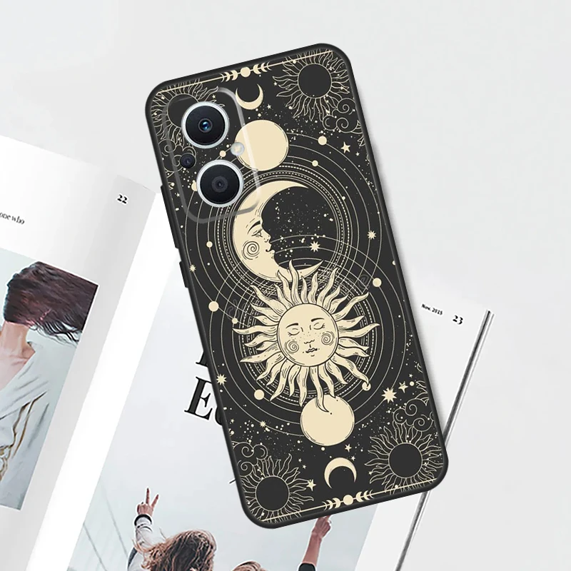 Witches Moon Tarot Phone Case - Mystical Design Protective Cover