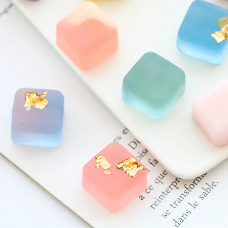 Small Square Shape Silicone Soap Mold Non-Stick Cake Mold For Making Jelly Cake Mousse Soap DIY Handmade Tool