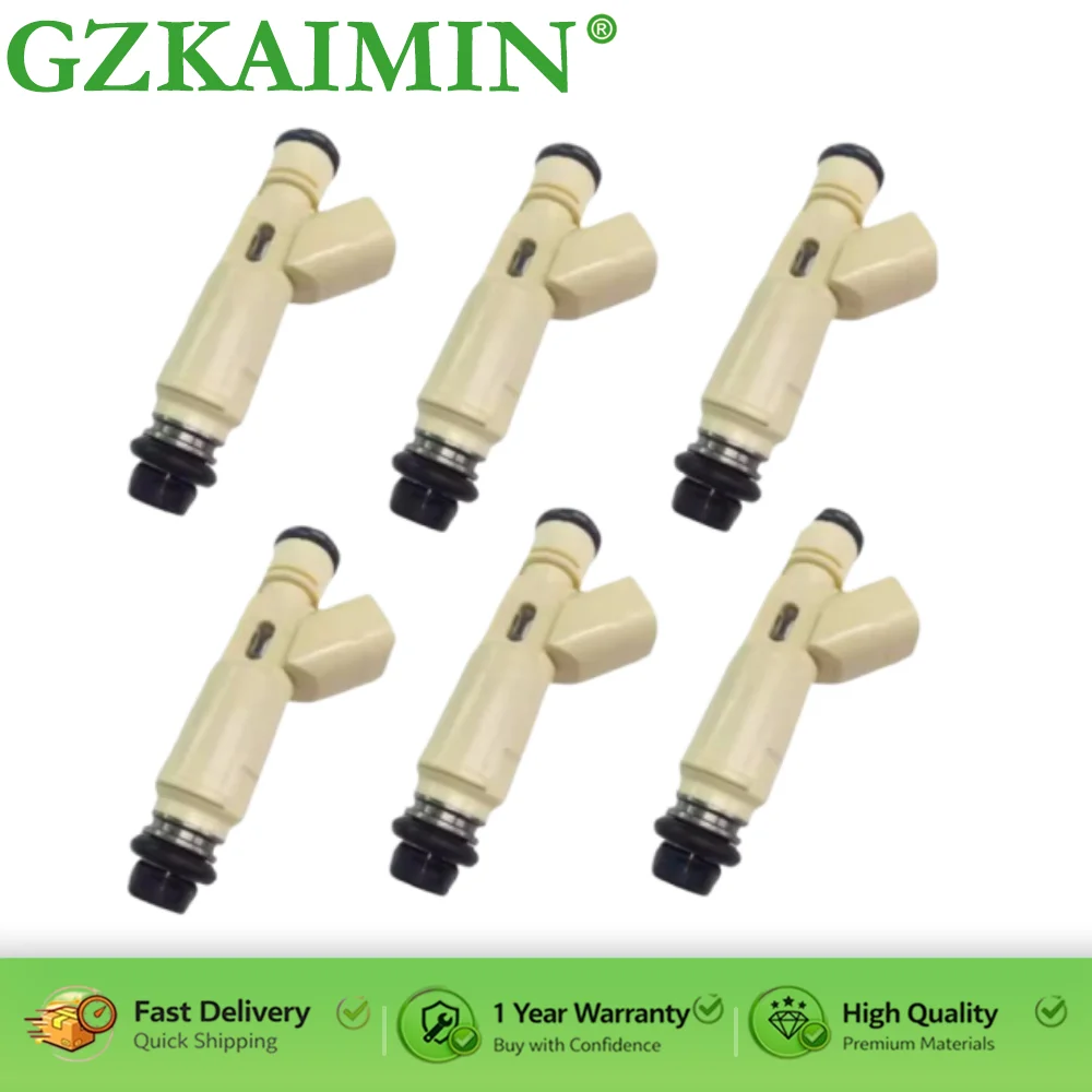 set 6pcs injector fuel injection OEM YL8E-C7B AJ03-13-250A AJ0313250A ...