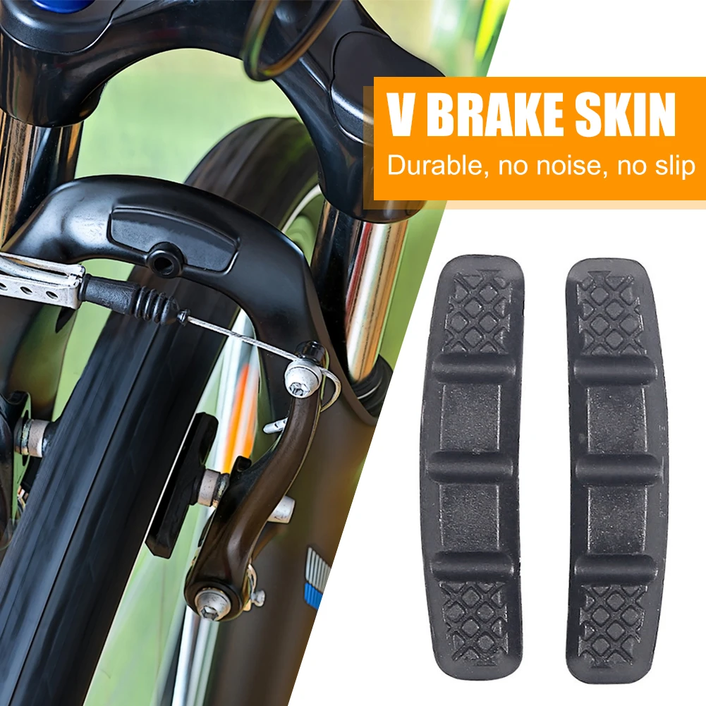 Bicycle Silent Brake Pads Cycling V Brake Holder Shoes Dead Speed Blocks Parts